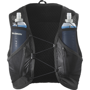 Salomon Trinkrucksack »ACTIVE SKIN 12«, Rucksack / Laufweste mit Flasks Unisex schwarz