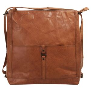 Spikes & Sparrow Cityrucksack, echt Leder cognac  B/H/T: 31 cm x 28 cm x 9 cm