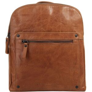 Spikes & Sparrow Cityrucksack, echt Leder cognac  B/H/T: 27 cm x 24 cm x 6 cm