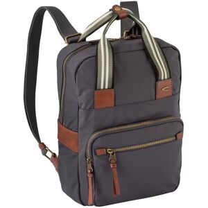 camel active Rucksack »Bari«, aus hochwertigem matten Nylon mit gestreiftem... Grau  B/H/T: 29 cm x 35 cm x 14 cm