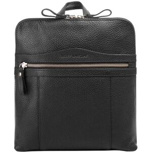 Betty Barclay Cityrucksack, echt Leder schwarz  B/H/T: 30 cm x 27 cm x 9 cm