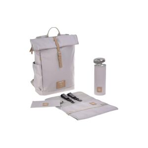 LÄSSIG Wickelrucksack »Rolltop Grey« Grau  B/T: 14,5 cm x 30 cm