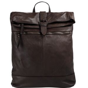 forty° Tagesrucksack, echt Leder, Made in Italy dunkelbraun  B/H/T: 30 cm x 30 cm x 4 cm