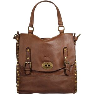 forty° Cityrucksack, echt Leder, Made in Italy cognac  B/H/T: 32 cm x 28 cm x 8 cm