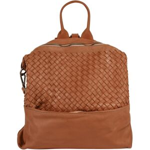 Samantha Look Cityrucksack, echt Leder, Made in Italy cognac  B/H/T: 31 cm x 31 cm x 9 cm