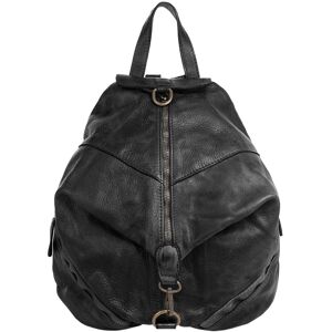 Samantha Look Cityrucksack, echt Leder, Made in Italy schwarz Größe B/H/T: 35 cm x 33 cm x 7 cm