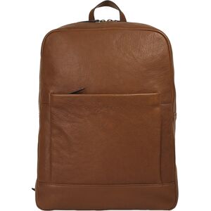 X-Zone Cityrucksack, echt Leder cognac Größe B/H/T: 30 cm x 45 cm x 10 cm