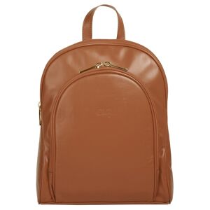 Cluty Cityrucksack, echt Leder, Made in Italy cognac Größe B/H/T: 30 cm x 25 cm x 12 cm