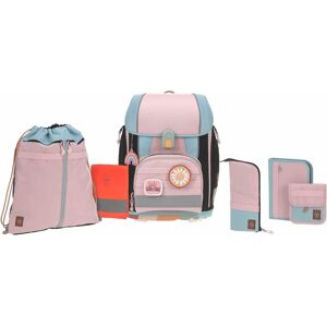 LÄSSIG Schulrucksack »Boxy Unique« blau-rosa-schwarz Größe B/H/T: 25 cm x 41,5 cm x 30 cm