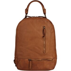 Samantha Look Cityrucksack, echt Leder, Made in Italy cognac Größe B/H/T: 27 cm x 36 cm x 13 cm