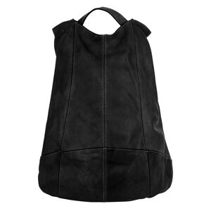 forty° Tagesrucksack, echt Leder, Made in Italy schwarz Größe B/T: 33 cm x 5 cm