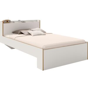 Müller SMALL LIVING Bett »NOOK«, in zwei Breiten, Design by Michael Hilgers weiss Größe