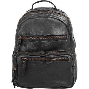 Cluty Cityrucksack, echt Leder, Made in Italy schwarz Größe B/H/T: 27 cm x 24 cm x 6 cm