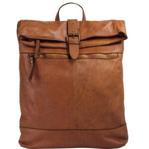 forty° Tagesrucksack, echt Leder, Made in Italy cognac Größe B/H/T: 30 cm x 30 cm x 4 cm