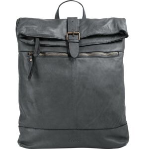 forty° Tagesrucksack, echt Leder, Made in Italy grau Größe B/H/T: 30 cm x 30 cm x 4 cm