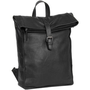 MUSTANG Cityrucksack »Memphis backpack flap«, aus hochwertigem Leder black Größe B/H/T: 27 cm x 35 cm x 9 cm