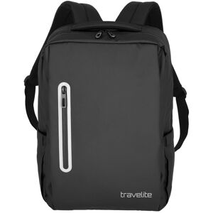 travelite Rucksack »Basics Boxy, 43 cm«, Arbeitsrucksack Schulrucksack... Schwarz Größe B/H/T: 29 cm x 43 cm x 15 cm