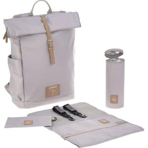 LÄSSIG Wickelrucksack »Rolltop Grey« Grau Größe B/T: 14,5 cm x 30 cm