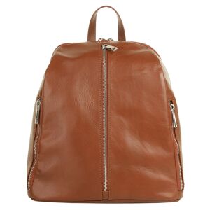 Samantha Look Cityrucksack, echt Leder, Made in Italy cognac Größe B/H/T: 30 cm x 20 cm x 5 cm