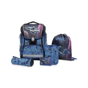 Manor - Schultornister-Set, 5-Teilig, 29x20x40cm, Blau