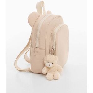 MANGO BABY Rucksack mit angenähten Ohren - Sandfarben - U