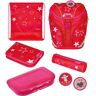 Herlitz Schulrucksack »Plus Stars« rosa-rot