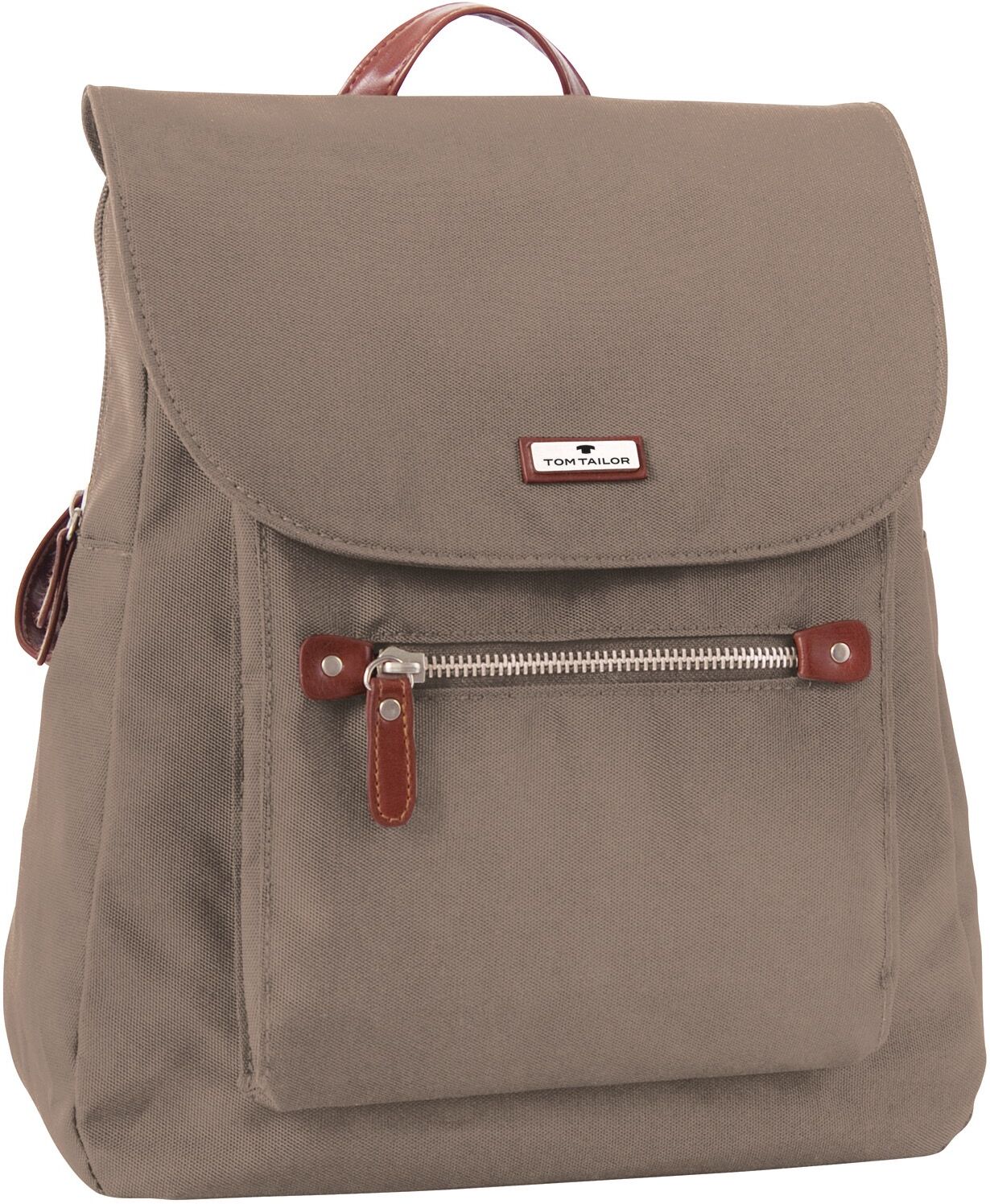 TOM TAILOR Cityrucksack »RINA«, mit super leichtem Gewicht grau