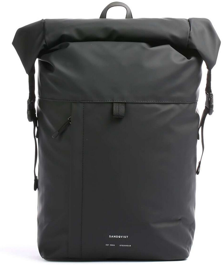 SANDQVIST Rucksack KONRAD, geeignet für 13"-Laptop SCHWARZ