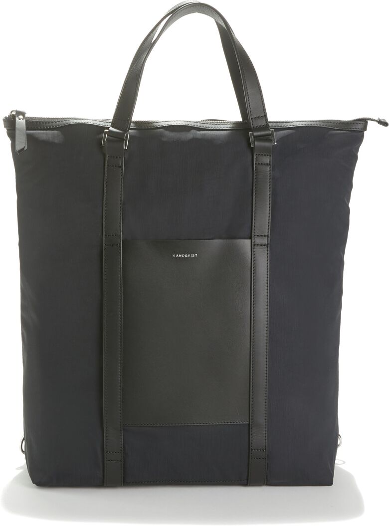 SANDQVIST Rucksack Marta, unisex, Laptop-Fach 13", 13 l SCHWARZ