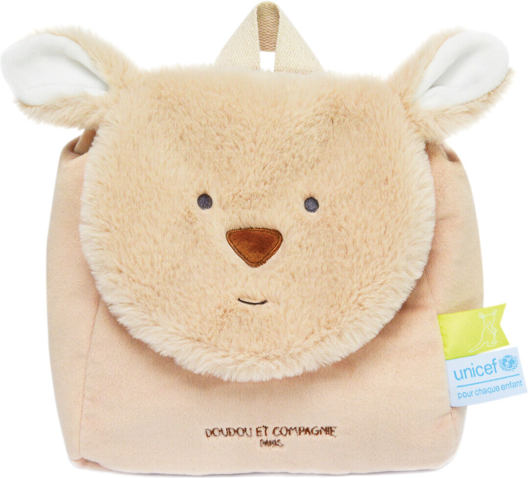 DOUDOU ET COMPAGNIE Kinder Rucksack Känguru x UNICEF BEIGE