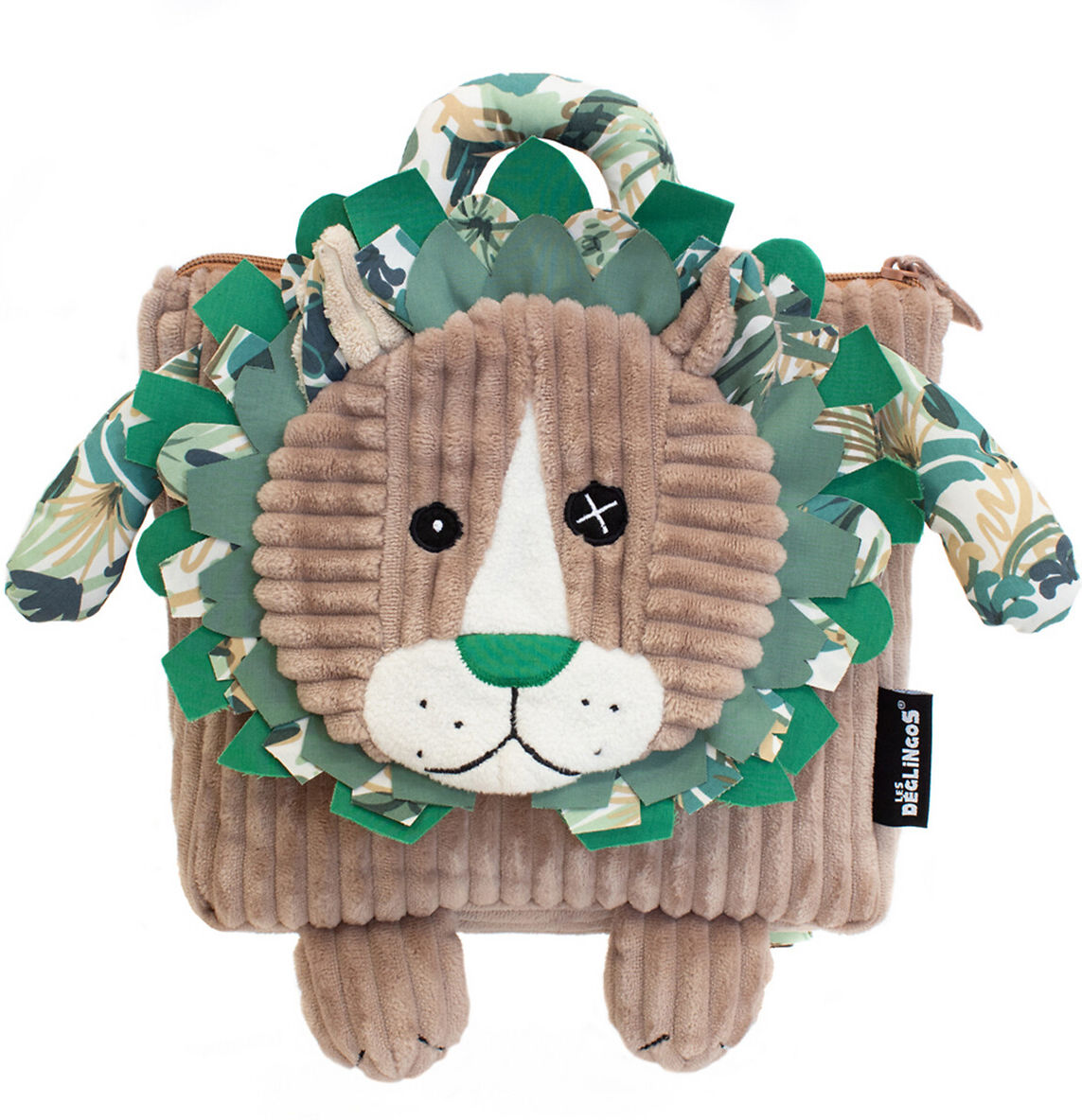 LES DEGLINGOS Rucksack Jélékros Le Lion 35019 MEHRFARBIG