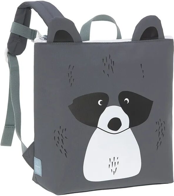 Lässig Kinderrucksack COOLER – RACOON (28x11x29) in grau