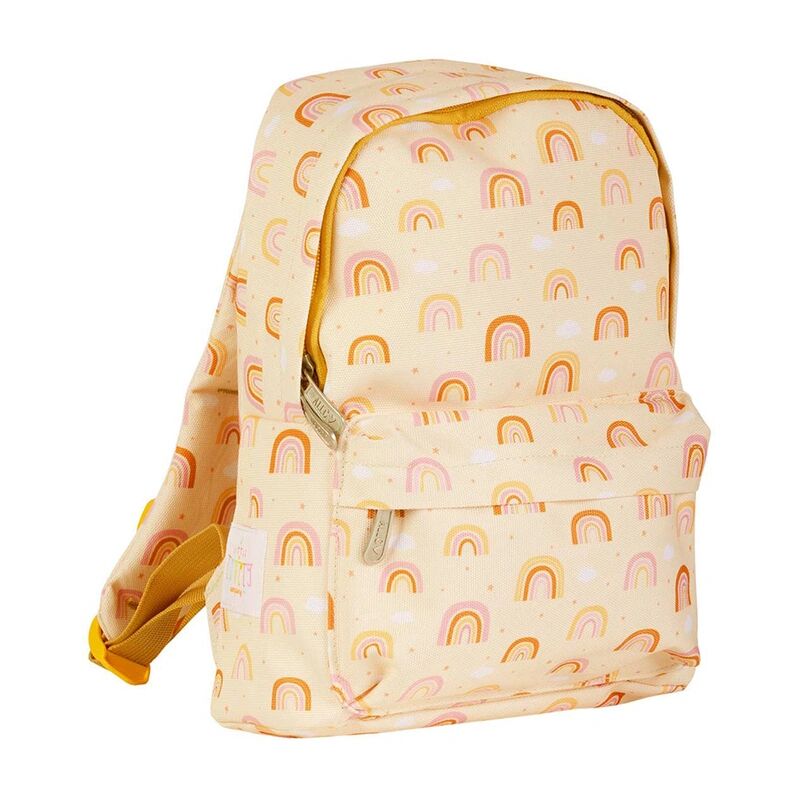 A Little Lovely Company Kinderrucksack LITTLE BACKPACK – RAINBOWS (22x30x10) in gelb