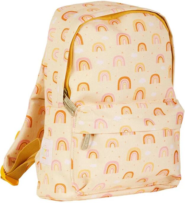 A Little Lovely Company Kinderrucksack LITTLE BACKPACK – RAINBOWS (22x30x10) in gelb