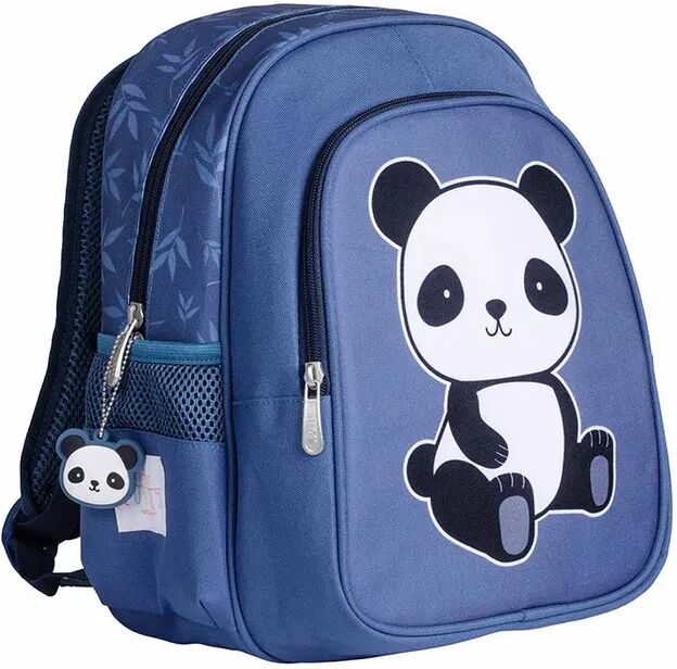 A Little Lovely Company Kinderrucksack PANDA (27x32x19) isoliert in blau