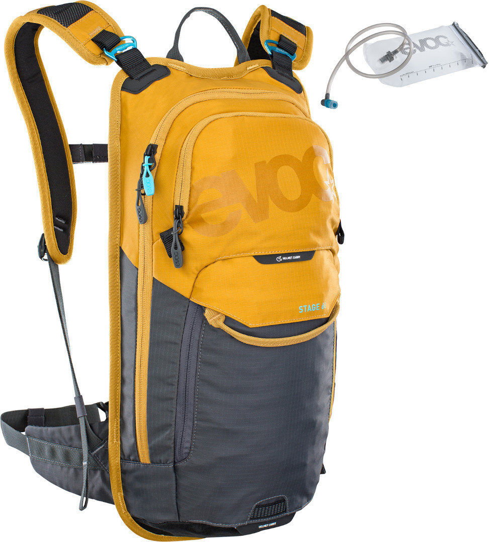 Evoc Stage Loam Carbon 6L Rucksack + 2L Trinkblase 6-10l Grau Orange