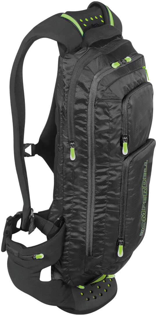 Komperdell MTB-Eco Protectorpack Protektoren Rucksack M Schwarz Grün