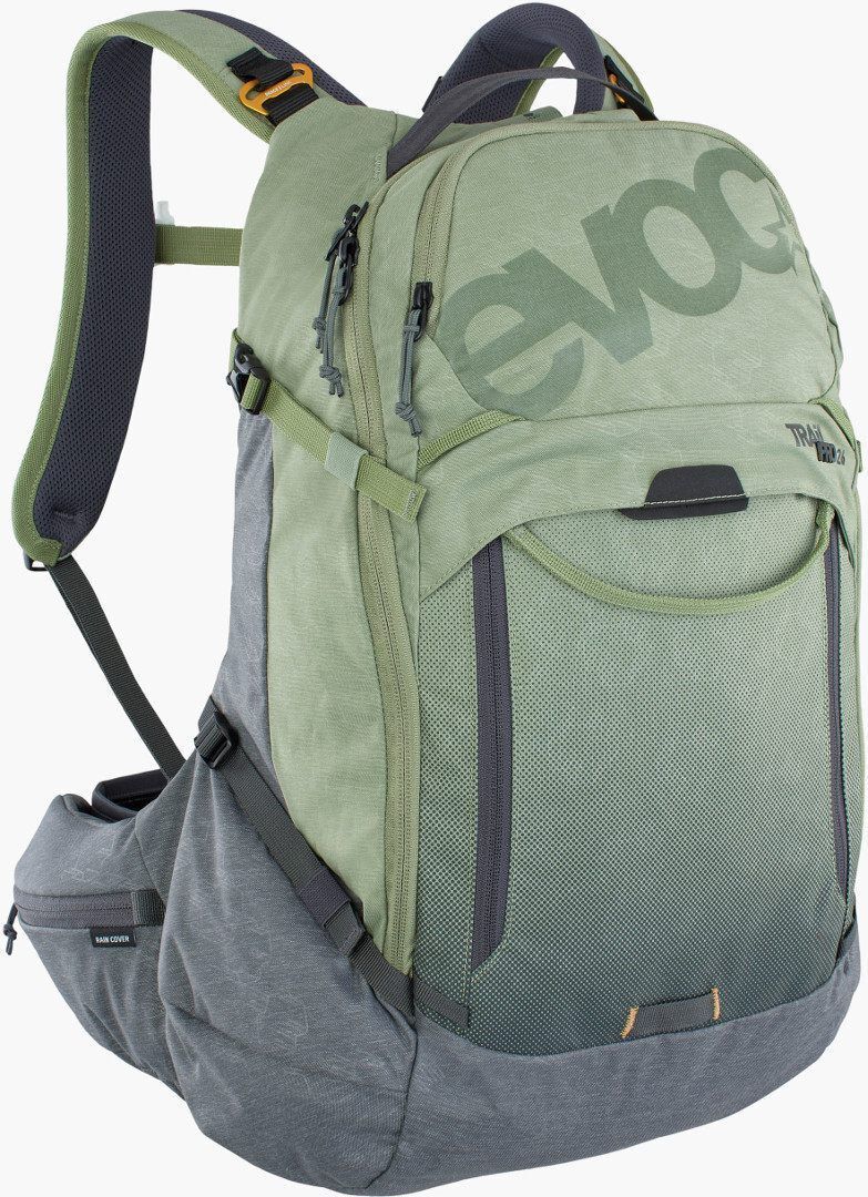 Evoc Trail Pro 26L Protektoren Rucksack L XL Grün