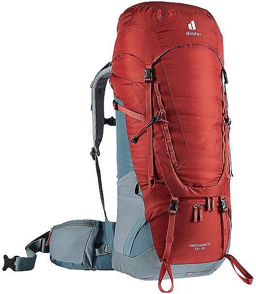 DEUTER Trekkingrucksack Aircontact 45+10L rot   3320121 Auf Lager Unisex EG