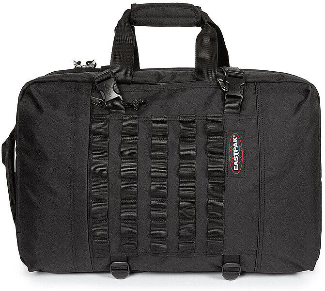 EASTPAK Reisetasche Tranzpack Strapped Black 42L schwarz   EK00013E Auf Lager Unisex EG