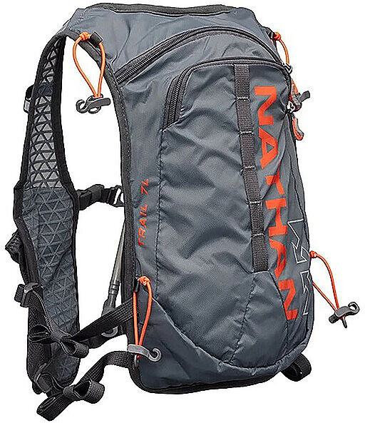 NATHAN Trinkrucksack Trail-Mix 7L (mit Trinkblase) grau   4755 Auf Lager Unisex EG