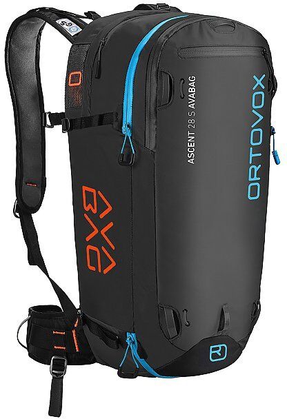 ORTOVOX Lawinenairbag-Rucksack Ascent 28L Avabag schwarz   46103 Auf Lager Unisex EG