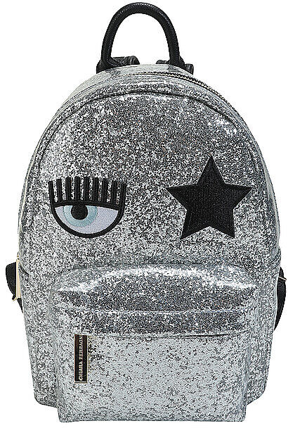 CHIARA FERRAGNI Rucksack Eye Star Logo silber   Damen   71SB4BO1