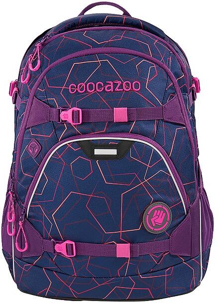 COOCAZOO Schul-Rucksack "ScaleRale - Laserbeam Plum"