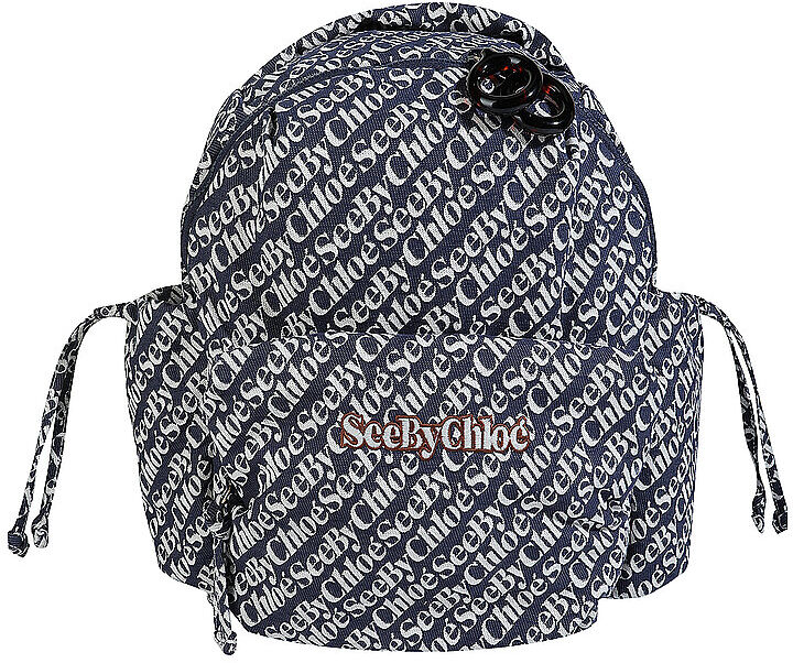 SEE BY CHLOE Rucksack Signature blau   Damen   CHS21ASB18998