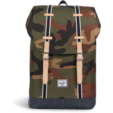 Herschel BATOH HERSCHEL Retreat Mid-Volume - zelená - 14L