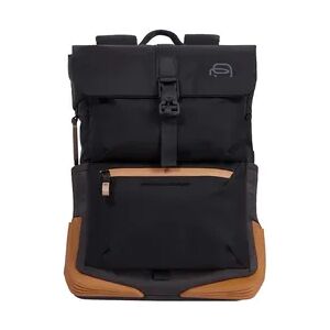 Piquadro Corner 2.0 Rucksack 43 cm Laptopfach Rucksäcke Schwarz Herren