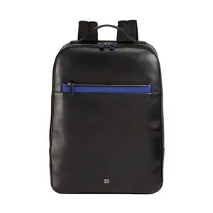 DuDu Rucksack Leder 40,5 cm Laptopfach Rucksäcke Schwarz Damen