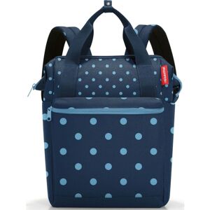 Reisenthel Allrounder Rucksack - mixed dots blue - 31x39x17 cm - 12 Liter