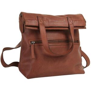 Wouwou Rucksack Damen Leder, cognac